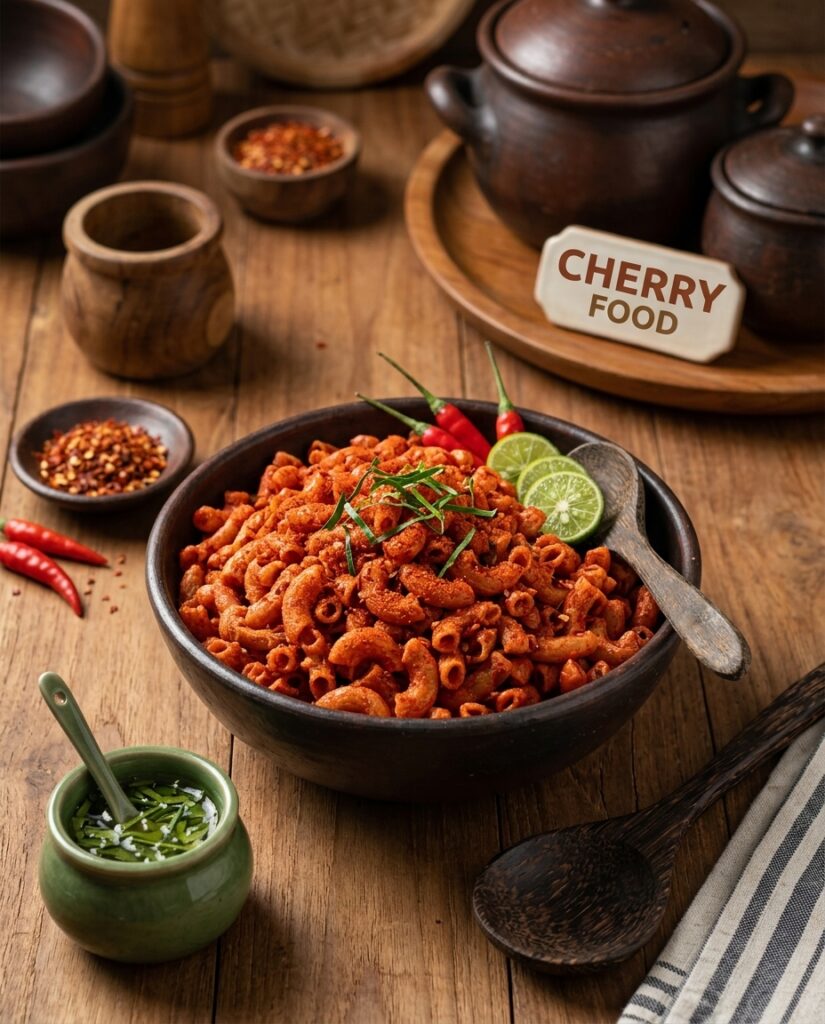 Cherry Food Makaroni
